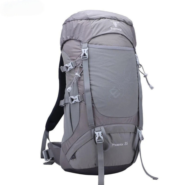 کوله پشتی گله گاوی مدل فونیکس با جیبهای کاربردی روی درپوش و بندهای کمری