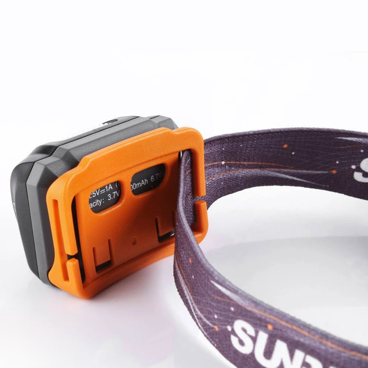 چراغ پیشانی سانری مدل youdo3 با قابلیت چرخش ۶۰ درجه و بند پیشانی نرم و کشسان