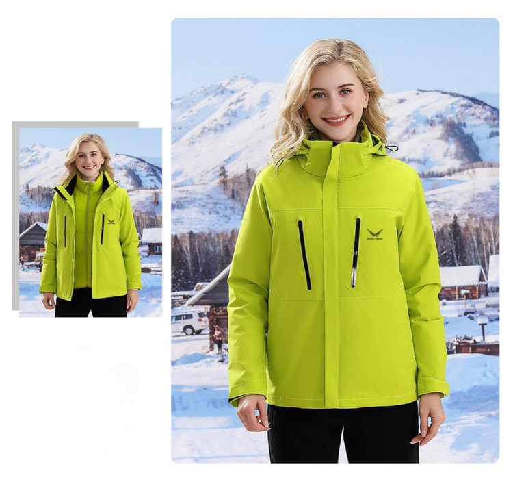 کاپشن دوپوش پر snowhawk