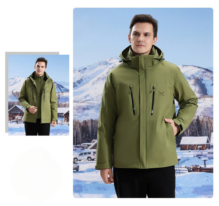 کاپشن دوپوش زنانه و مردانه پوش دوم پر اسنوهاک