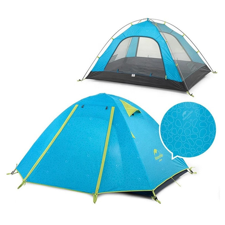 چادر naturehike مدل NH18Z022-P دو نفره با ساختار دوپوش ضد آب