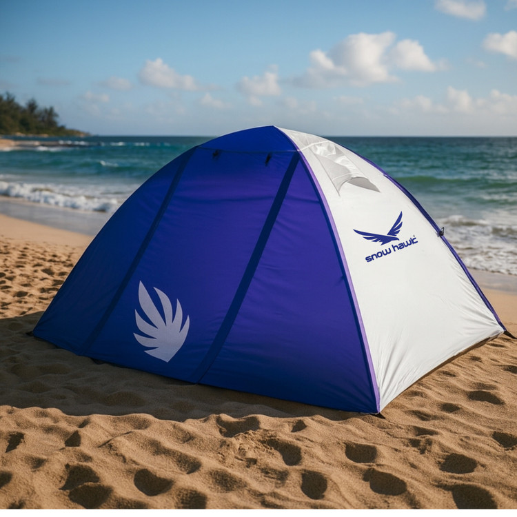 نمای بیرونی چادر دیسکاوری ۳ با پارچه ریپاستاپ مقاوم