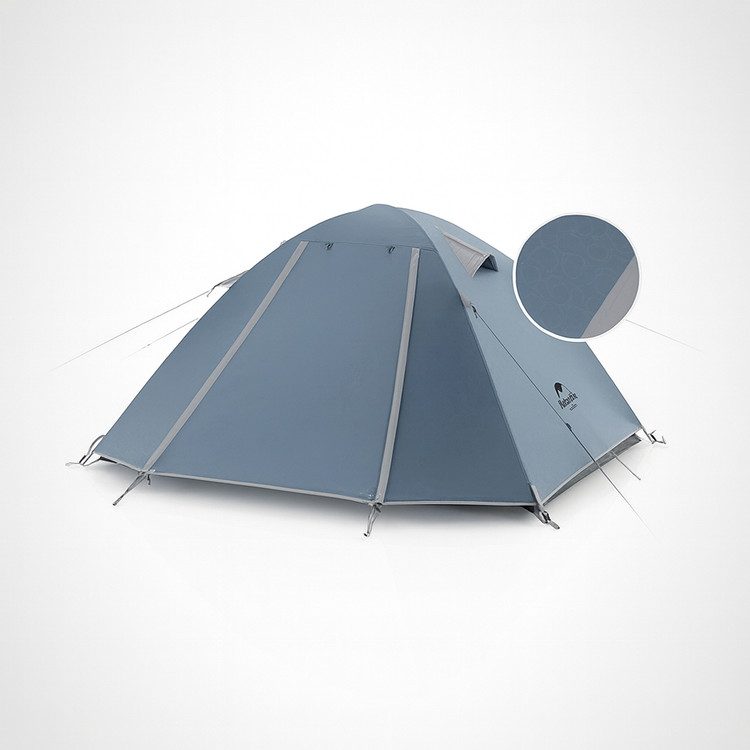 چادر دو نفره نیچرهایک مدل NH18Z022-P با ساختار دوپوش