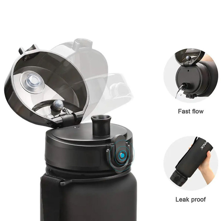 بطری آب یک لیتری بدون نشتی یوزاسپیس فاقد مواد مضر BPA