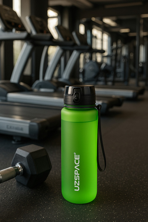 بطری آب uzspace 1L 3038 مناسب طبیعت گردی و ورزش و استفاده روزمره