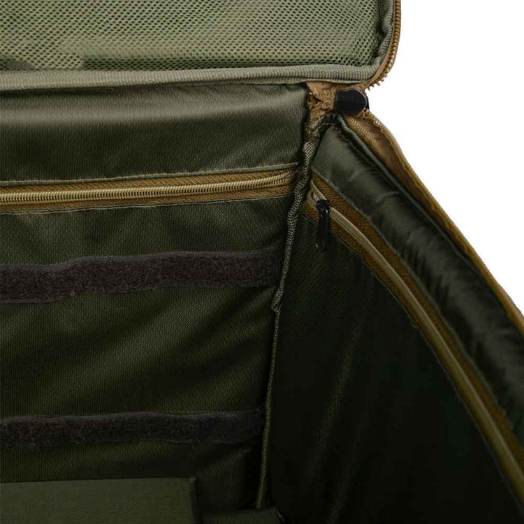 نمای داخلی ساک حمل بار هپی کمپ ۶۰ لیتری با کیفیت محکم و جادار