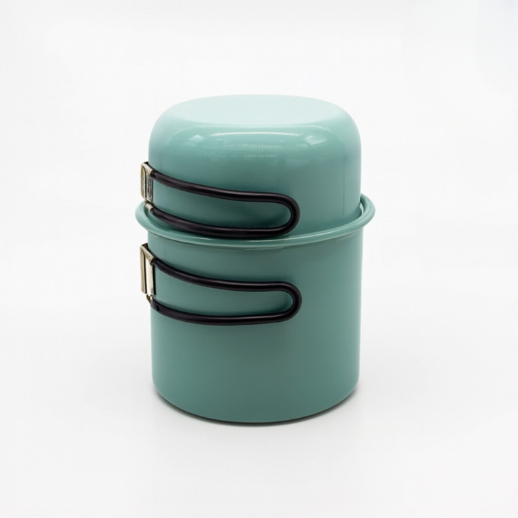 ست ظروف یک نفره سفری کوتلاس همراهطراحی جمع و جور و توری حمل