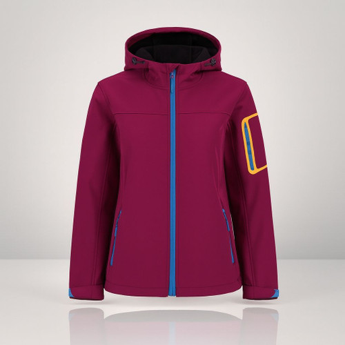 کاپشن وینداستاپر outdoor sport زرشکی زنانه با طراحی خوش فرم