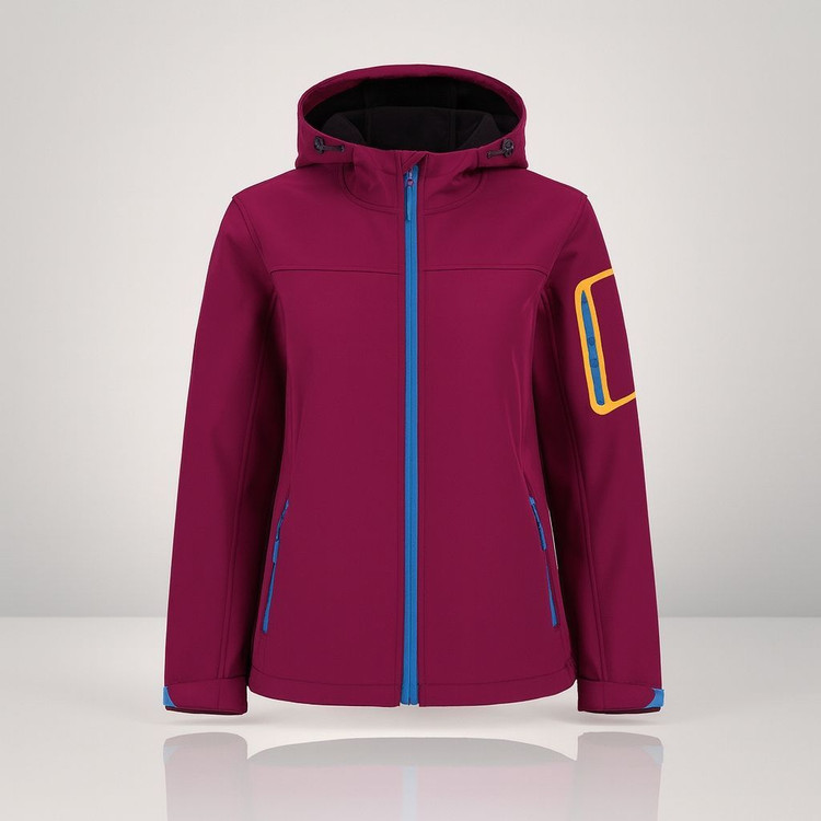 کاپشن وینداستاپر outdoor sport زرشکی زنانه با طراحی خوش فرم