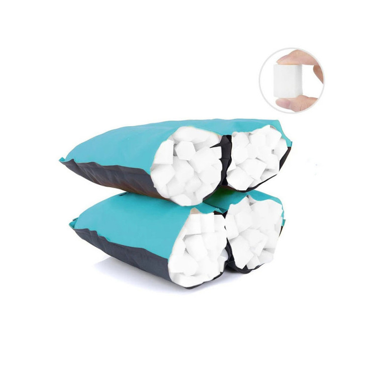 بالش بادی الیاف دار نیچرهایک پر شده از تكههای اسفنج با الاستیسیته 2.5 سانتی متر