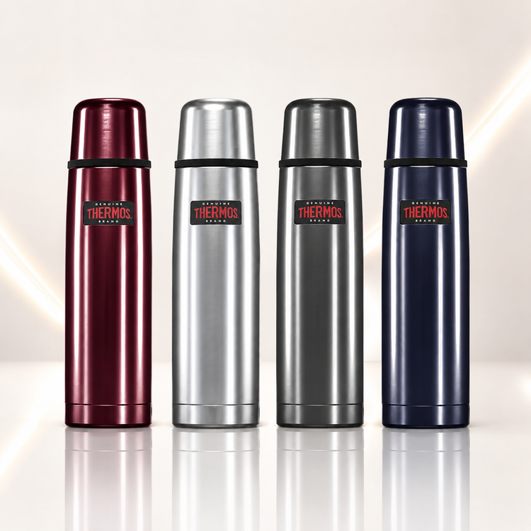 فلاسک حرفهای Thermos با بدنه استیل و قابلیت حفظ دما تا ۲۴ ساعت
