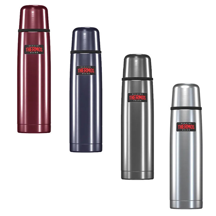 فلاسک ۷۵۰ میلیلیتری ترموس Thermos از جنس استیل ضدزنگ مناسب کمپینگ و سفر