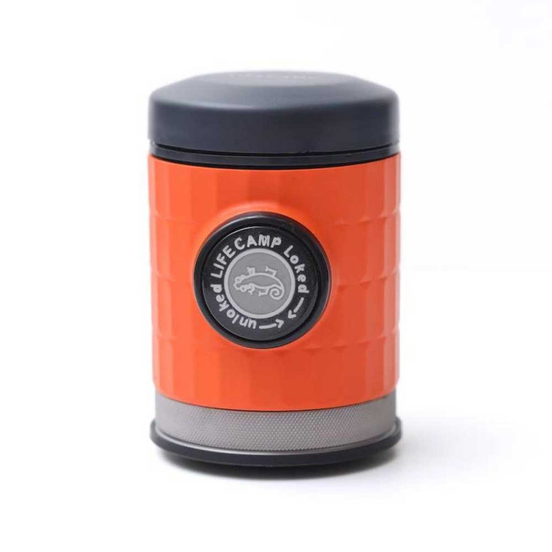 اسپرسو ساز دستی لایف کمپ JETCUP کد 45852 رنگ نارنجی