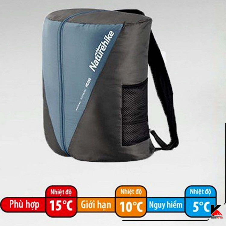 کیسه خواب دو نفره الیاف نیچرهایک مدل NH21MSD05